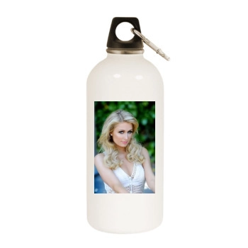 Paris Hilton White Water Bottle With Carabiner