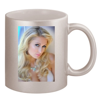 Paris Hilton 11oz Metallic Silver Mug