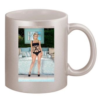 Paris Hilton 11oz Metallic Silver Mug