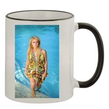 Paris Hilton 11oz Colored Rim & Handle Mug