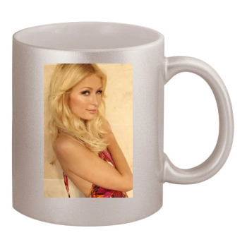 Paris Hilton 11oz Metallic Silver Mug