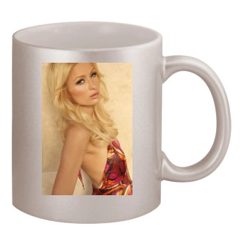 Paris Hilton 11oz Metallic Silver Mug