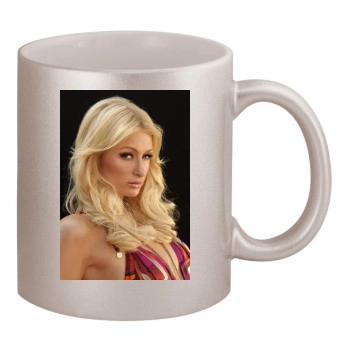 Paris Hilton 11oz Metallic Silver Mug