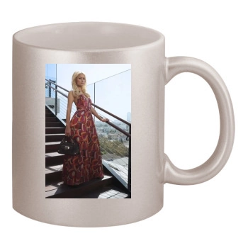 Paris Hilton 11oz Metallic Silver Mug