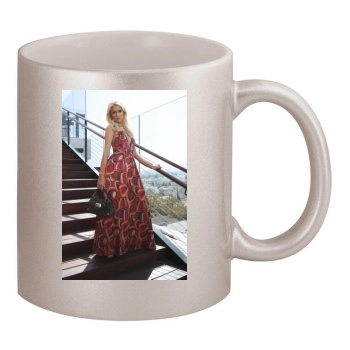 Paris Hilton 11oz Metallic Silver Mug