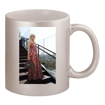 Paris Hilton 11oz Metallic Silver Mug