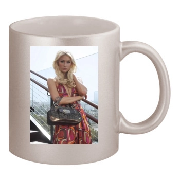 Paris Hilton 11oz Metallic Silver Mug