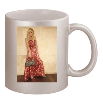 Paris Hilton 11oz Metallic Silver Mug