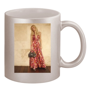 Paris Hilton 11oz Metallic Silver Mug