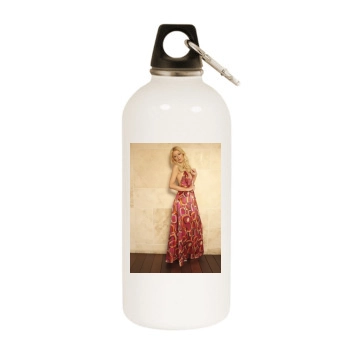 Paris Hilton White Water Bottle With Carabiner