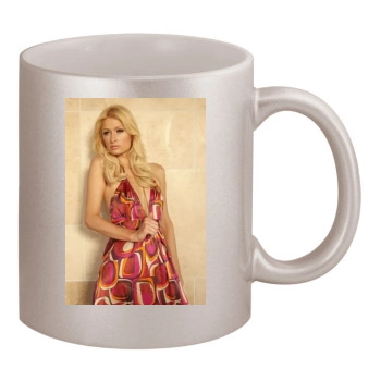 Paris Hilton 11oz Metallic Silver Mug