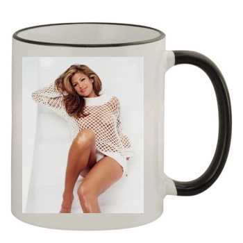 Eva Mendes 11oz Colored Rim & Handle Mug