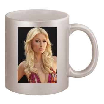 Paris Hilton 11oz Metallic Silver Mug