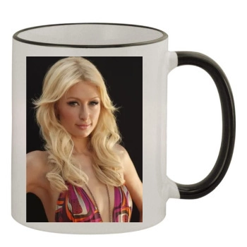 Paris Hilton 11oz Colored Rim & Handle Mug