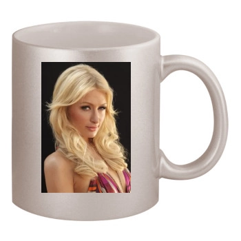 Paris Hilton 11oz Metallic Silver Mug