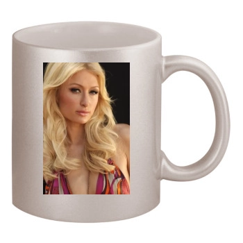 Paris Hilton 11oz Metallic Silver Mug