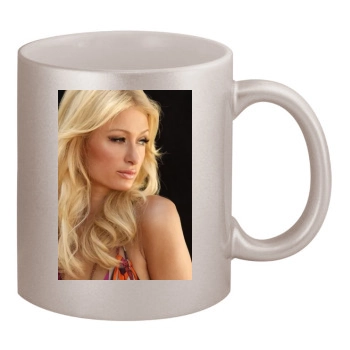 Paris Hilton 11oz Metallic Silver Mug