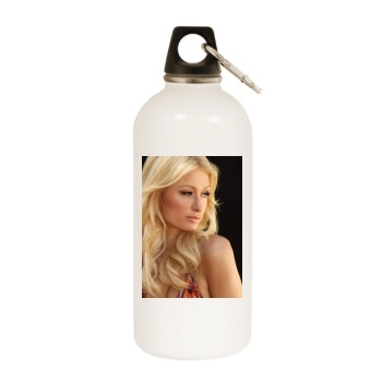 Paris Hilton White Water Bottle With Carabiner