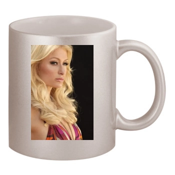 Paris Hilton 11oz Metallic Silver Mug