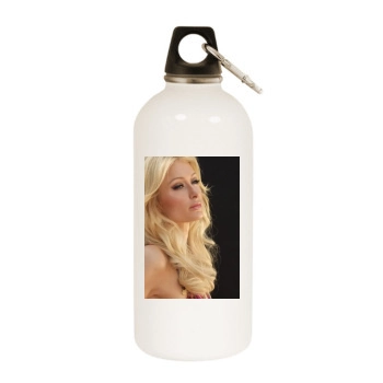 Paris Hilton White Water Bottle With Carabiner