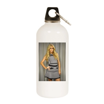 Paris Hilton White Water Bottle With Carabiner