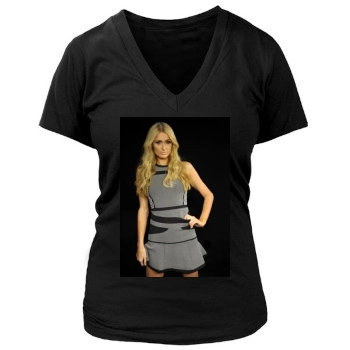 Paris Hilton Women's Deep V-Neck TShirt