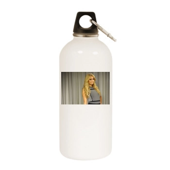 Paris Hilton White Water Bottle With Carabiner