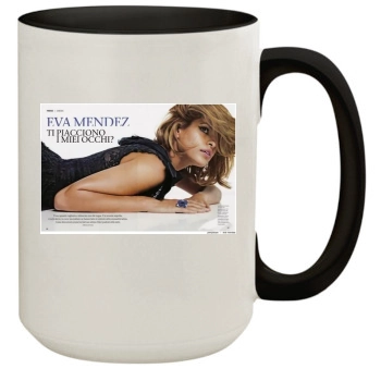 Eva Mendes 15oz Colored Inner & Handle Mug