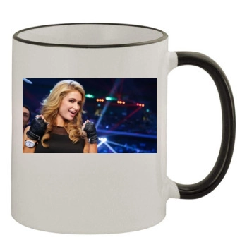 Paris Hilton 11oz Colored Rim & Handle Mug