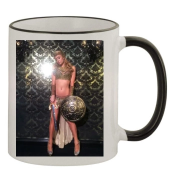 Paris Hilton 11oz Colored Rim & Handle Mug