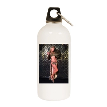 Paris Hilton White Water Bottle With Carabiner