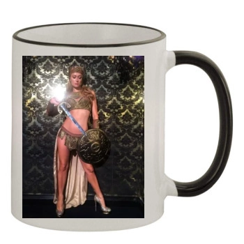 Paris Hilton 11oz Colored Rim & Handle Mug