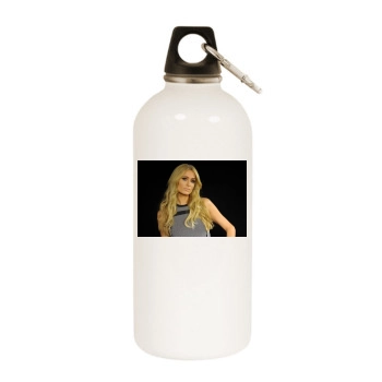 Paris Hilton White Water Bottle With Carabiner