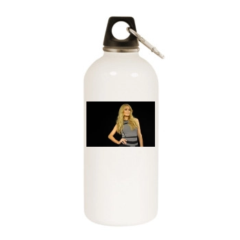 Paris Hilton White Water Bottle With Carabiner