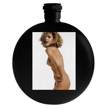 Eva Mendes Round Flask