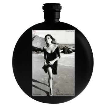 Eva Mendes Round Flask