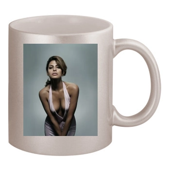 Eva Mendes 11oz Metallic Silver Mug