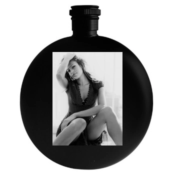 Eva Mendes Round Flask