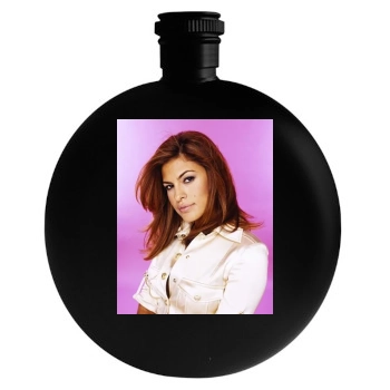 Eva Mendes Round Flask