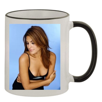 Eva Mendes 11oz Colored Rim & Handle Mug