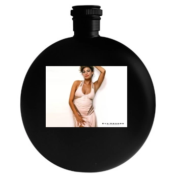 Eva Mendes Round Flask