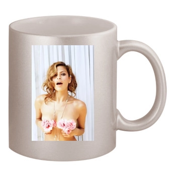 Eva Mendes 11oz Metallic Silver Mug