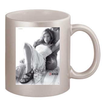 Eva Mendes 11oz Metallic Silver Mug