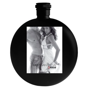 Eva Mendes Round Flask