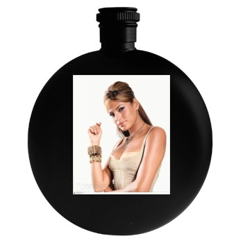 Eva Mendes Round Flask