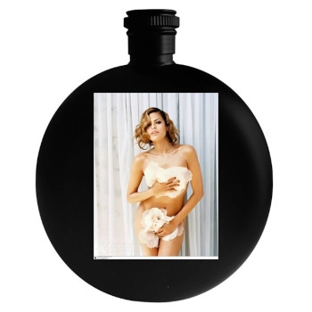 Eva Mendes Round Flask