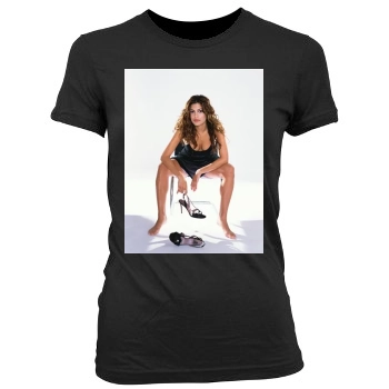 Eva Mendes Women's Junior Cut Crewneck T-Shirt