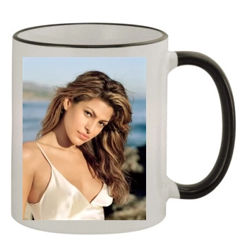 Eva Mendes 11oz Colored Rim & Handle Mug