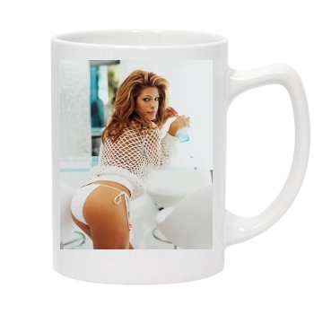 Eva Mendes 14oz White Statesman Mug