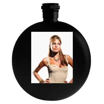 Eva Mendes Round Flask